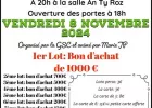 Super Loto de la Gsc Moréac le Vendredi 8 Novembre 2024