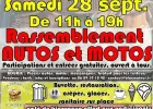 Rassemblement Autos et Motos avec Bourse Dédiée