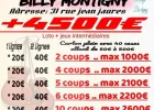 Mega Loto Coups de Poings ( Plus de 45Oo Euros )