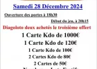 Méga Loto Spécial Fin d'Année Cartes Kdo